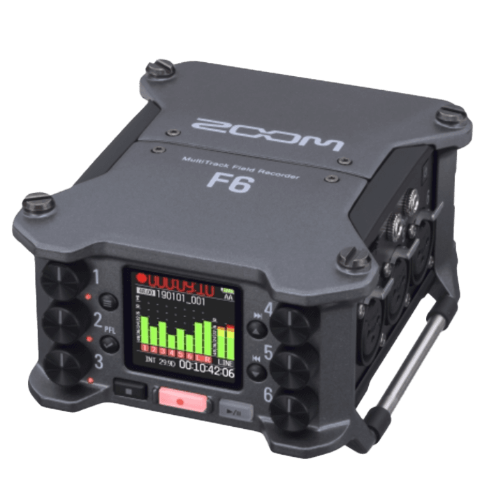 Zoom F6 recorder