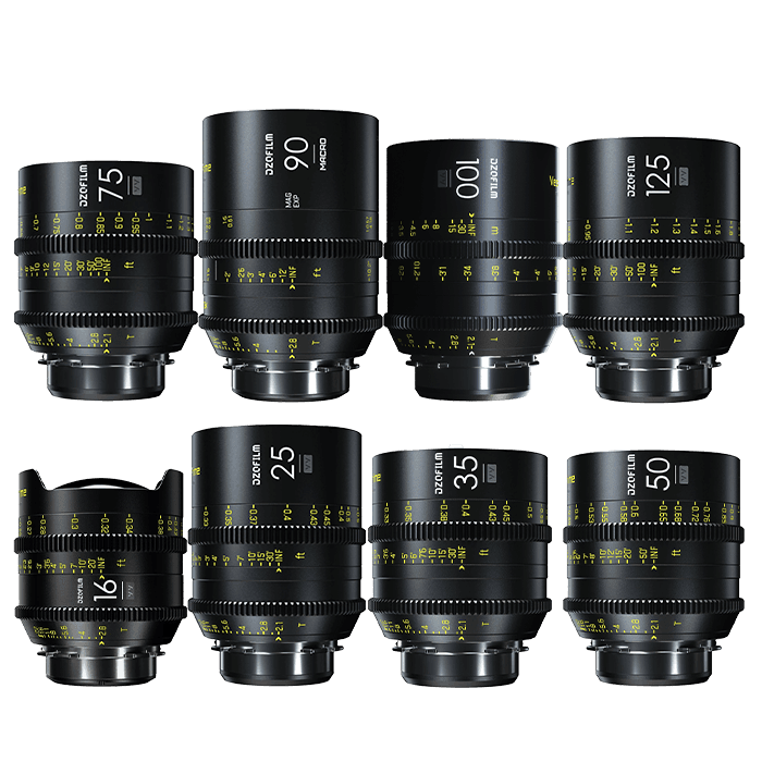 Set obiektywów DZO Film VESPID Prime